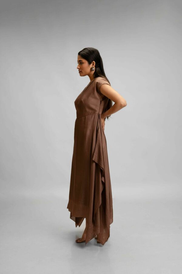 Silk Hand Embroidered Dress