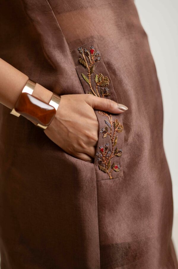 Silk Ombe Saree With Jacket