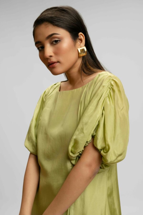 Silk Ombre Detail Dress