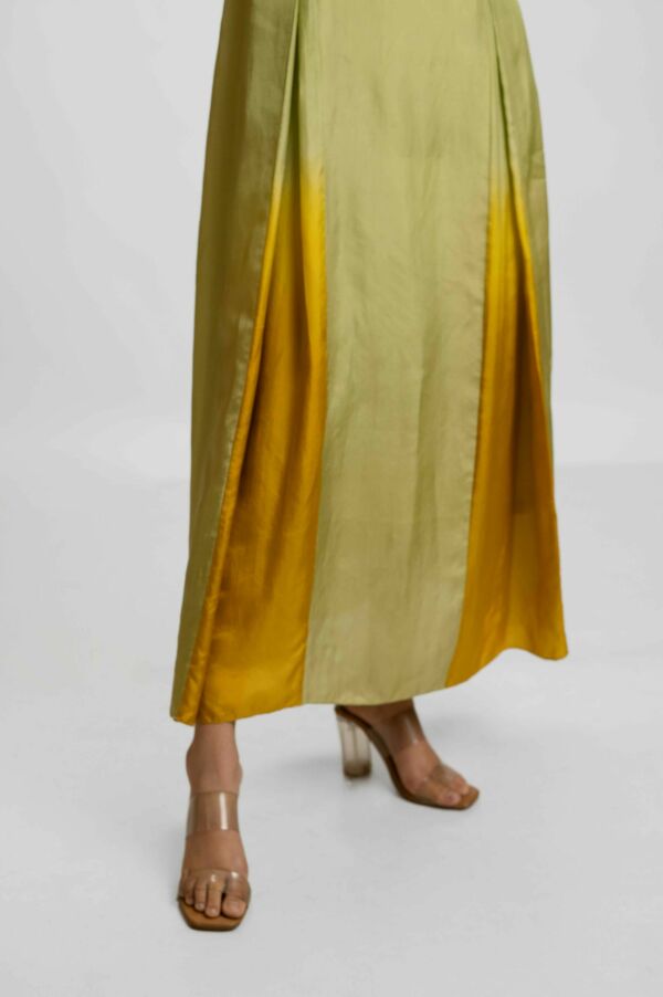 Silk Ombre Detail Dress