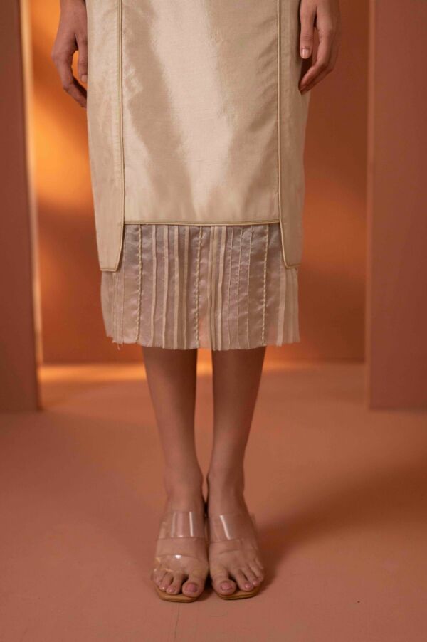 Silk Dress With Cord Details