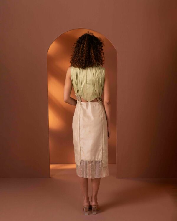 Silk Dress With Cord Details