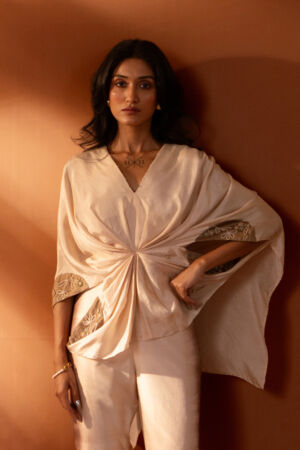 Silk Draped Top