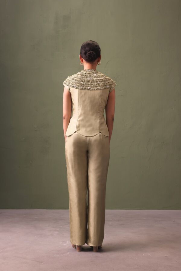 Green Co-ord Set With Cording Detail