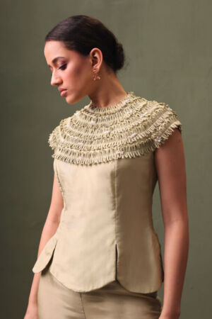 Green Co-ord Set With Cording Detail