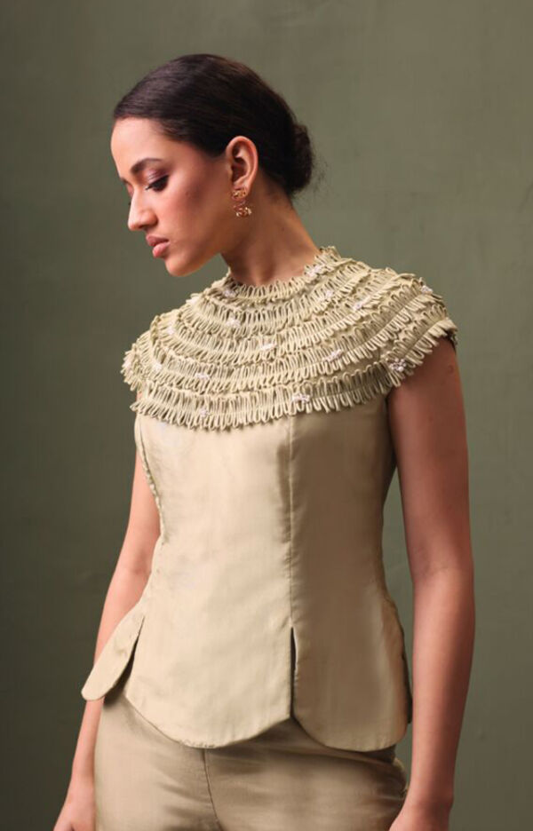 Green Co-ord Set With Cording Detail