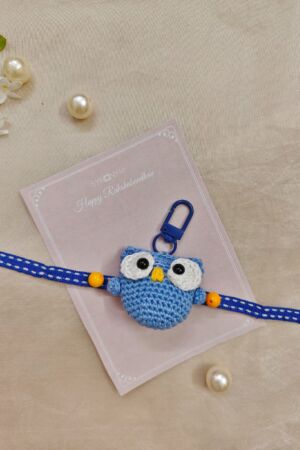 The Wise Owl Crochet Rakhi
