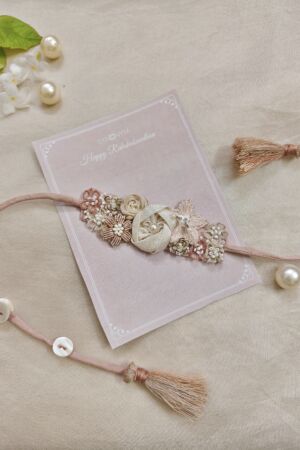 Floral bracelet rakhi