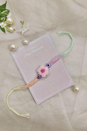 Gentle crochet rakhi
