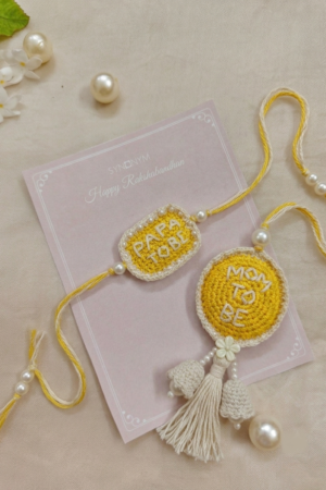 Parents to be rakhi set