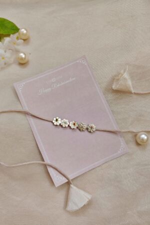 Metal Flower Rakhi