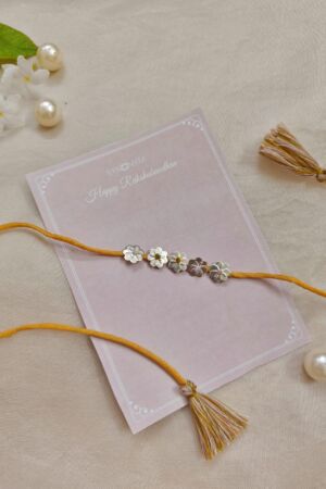 Metal Flower Rakhi